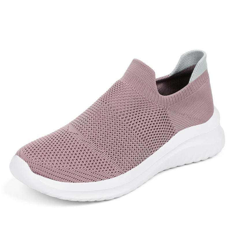 Women's Fashionable Flyknit Casual Sports Shoes