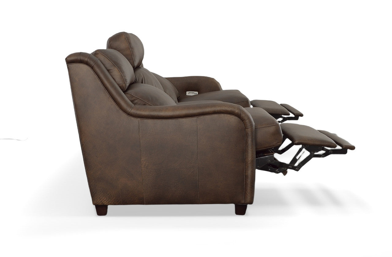 Alicia Luxury Power Motion Leather Sofa