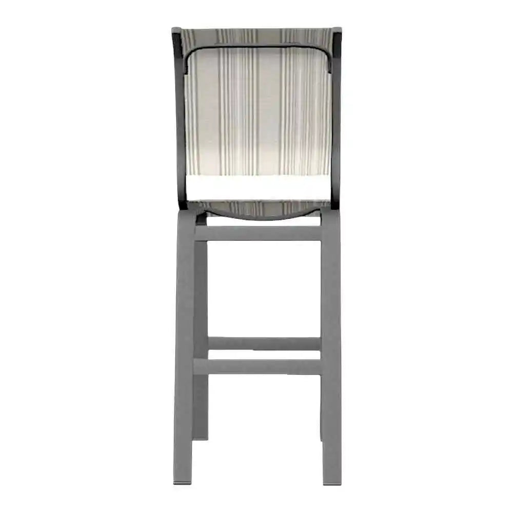Aruba II Sling Bar Height Armless Outdoor Chair