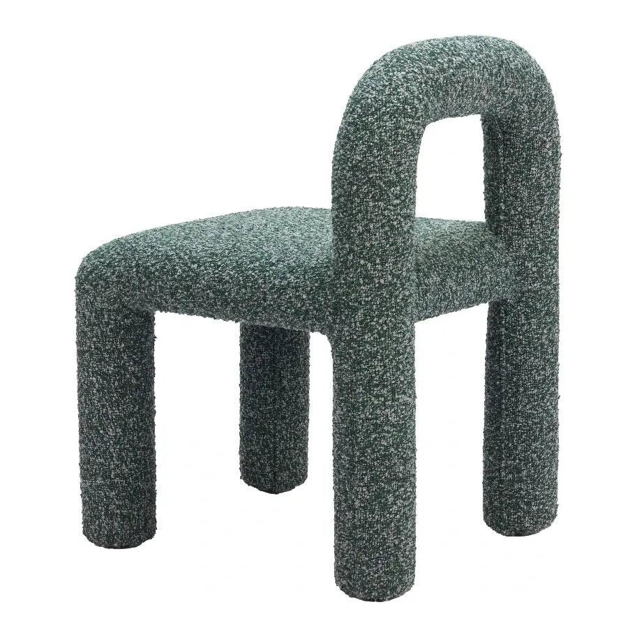Arum Snowy Green Armless Dining Chair 2PC