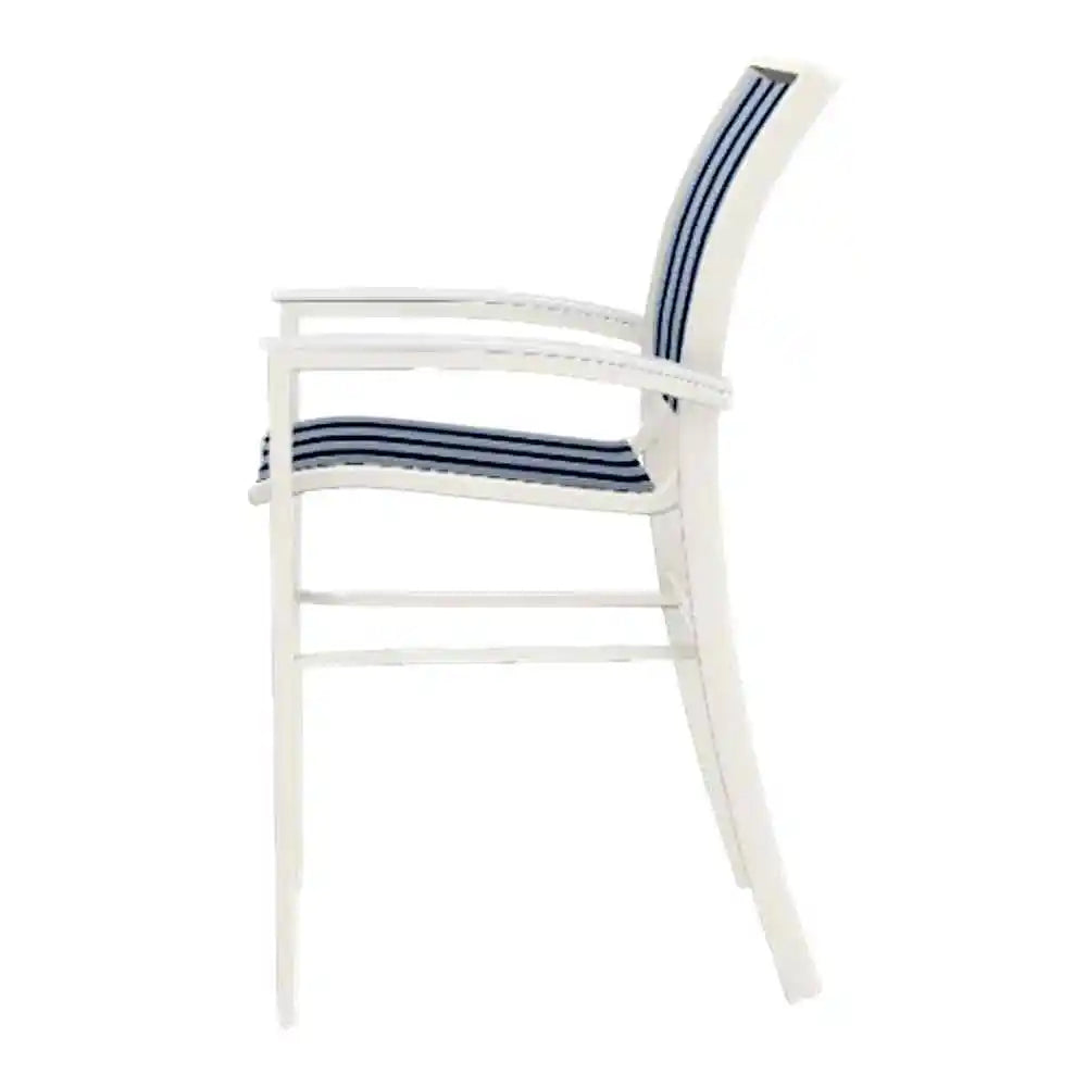 Bazza Sling Bar Height Stacking Outdoor Cafe Chair