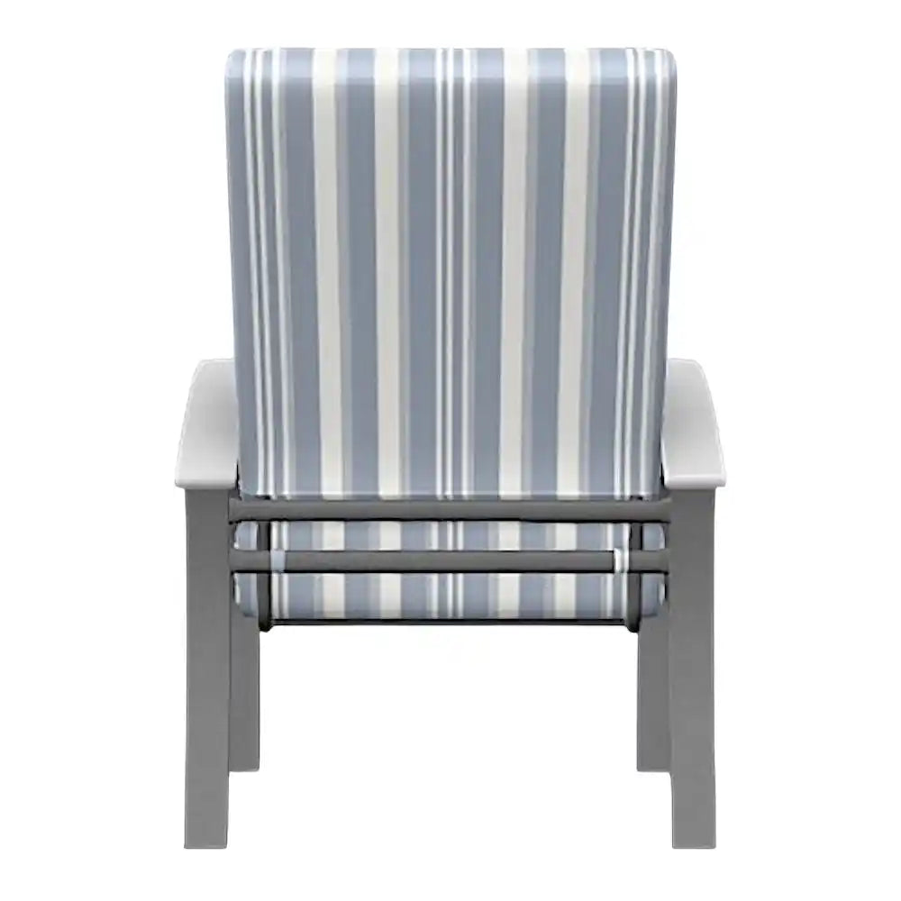 Belle Isle Deep Seat Aluminum Frame Outdoor Arm Chair