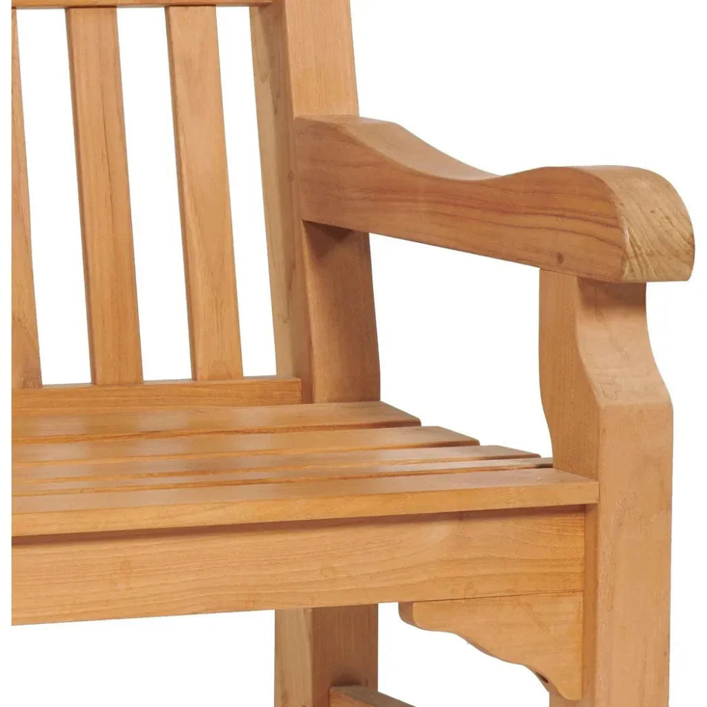 Exbury 3-Person Teak Outdoor Bench