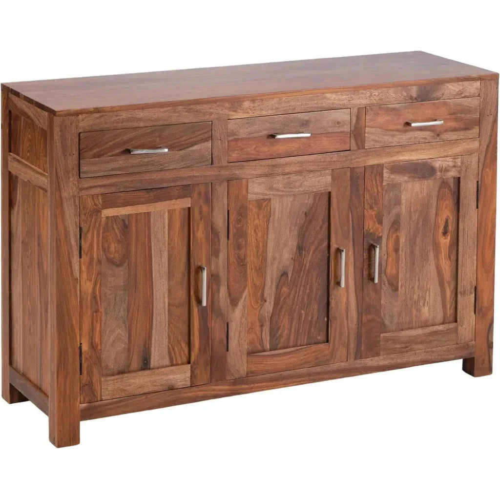 Fenavira Three Drawers Wood Sideboard