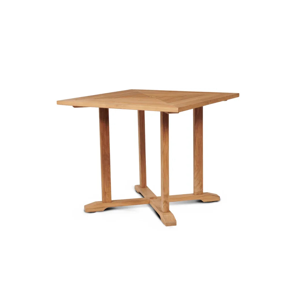 Herning Teak Patio Square Dining Set 5PC
