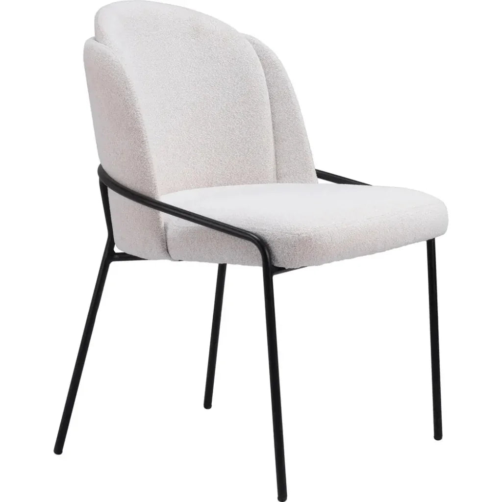 Jambi Performance Fabric Armless Dining Chair 2PC