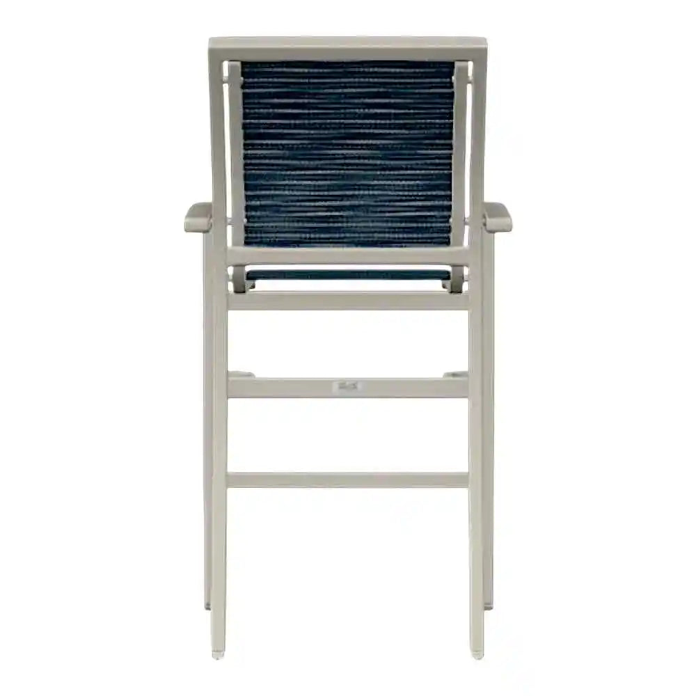 Kendall Sling Bar Height Stacking Outdoor Arm Chair