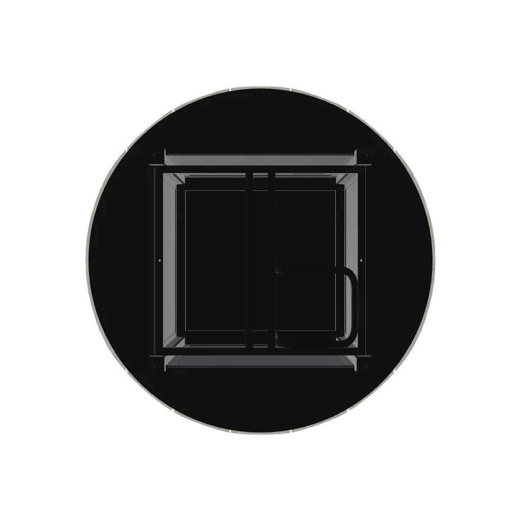 54" Round Polymer Chat Height Outdoor Fire Table