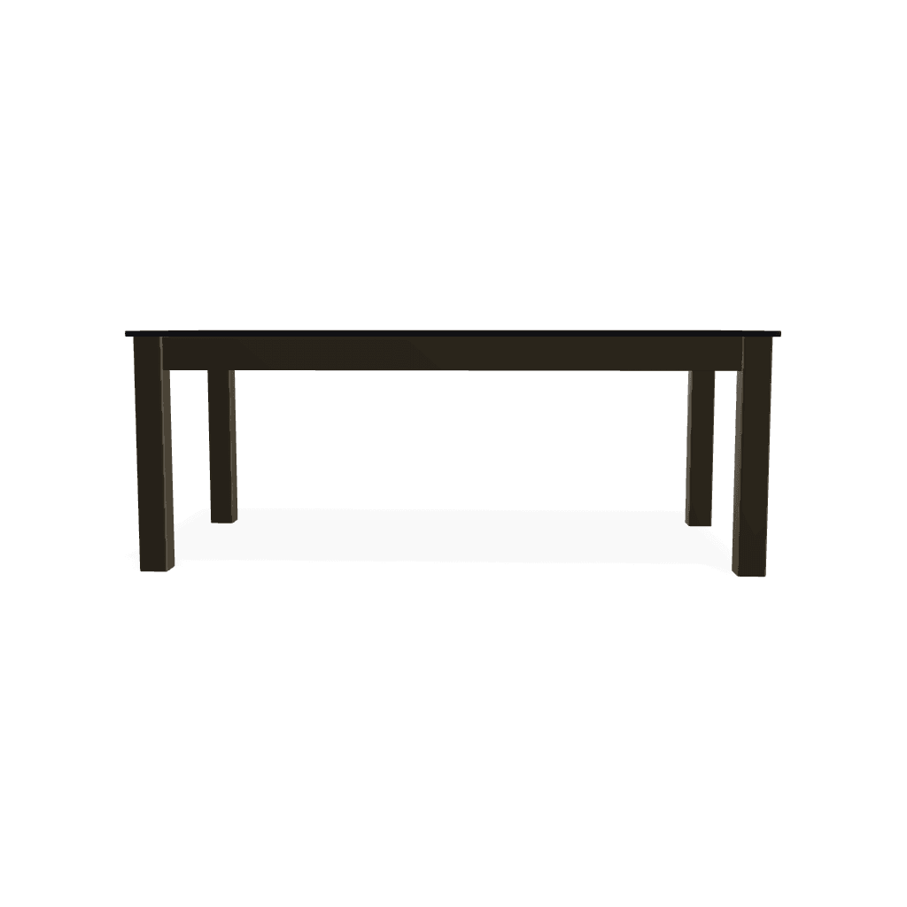 Marine Grade Polymer 24" X 48" Rectangular Outdoor Coffee Table