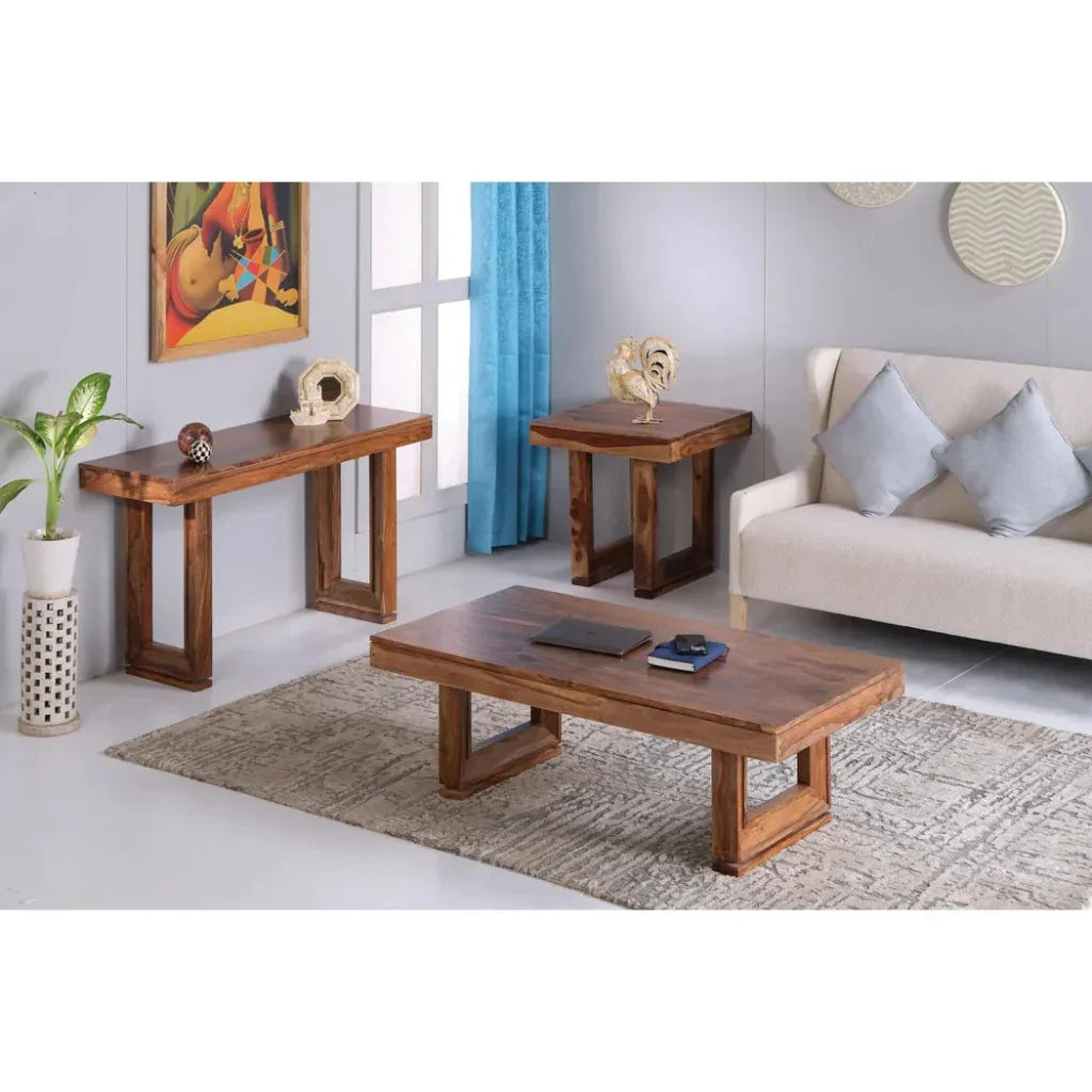 Norwella Wood Rectangular Coffee Table