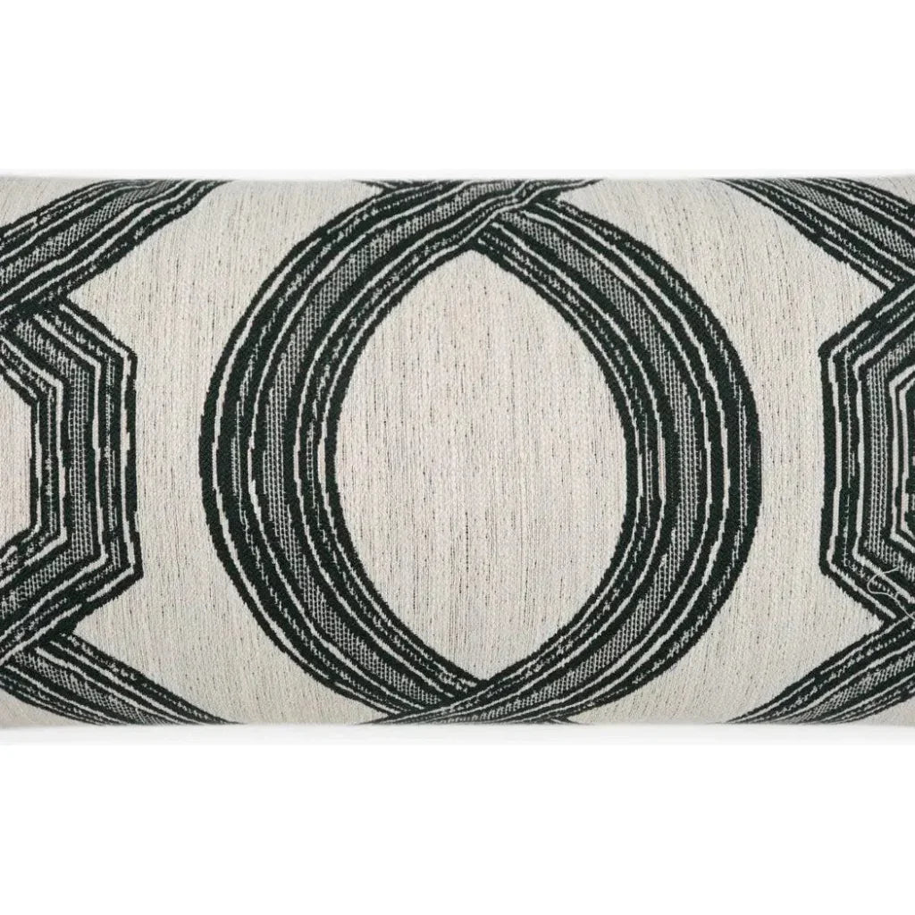 Outdoor Evadne Lumbar Pillow - Black