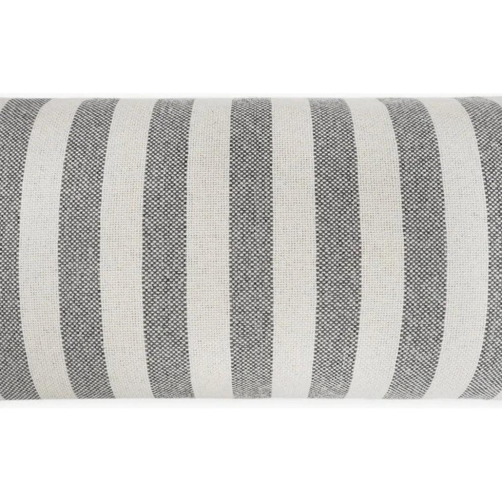 Outdoor Seaport Lumbar Pillow - Grey