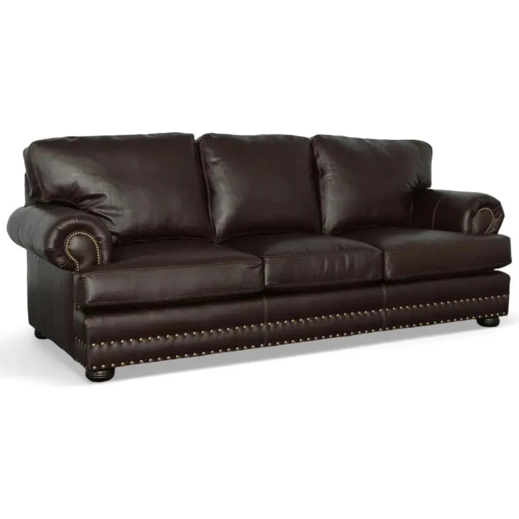 Panorama - Southwestern Custom Made Leather Sofa