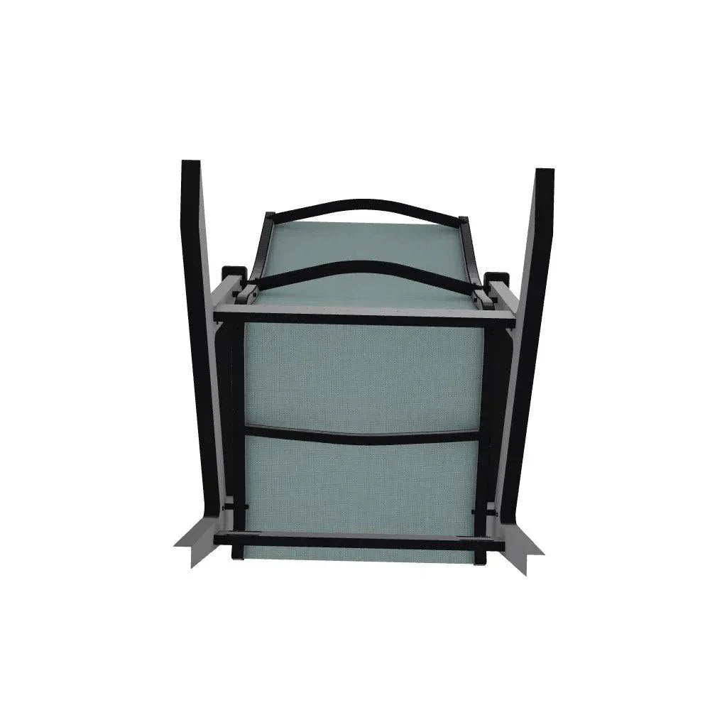 Wexler Sling Chat Height Outdoor Arm Chair