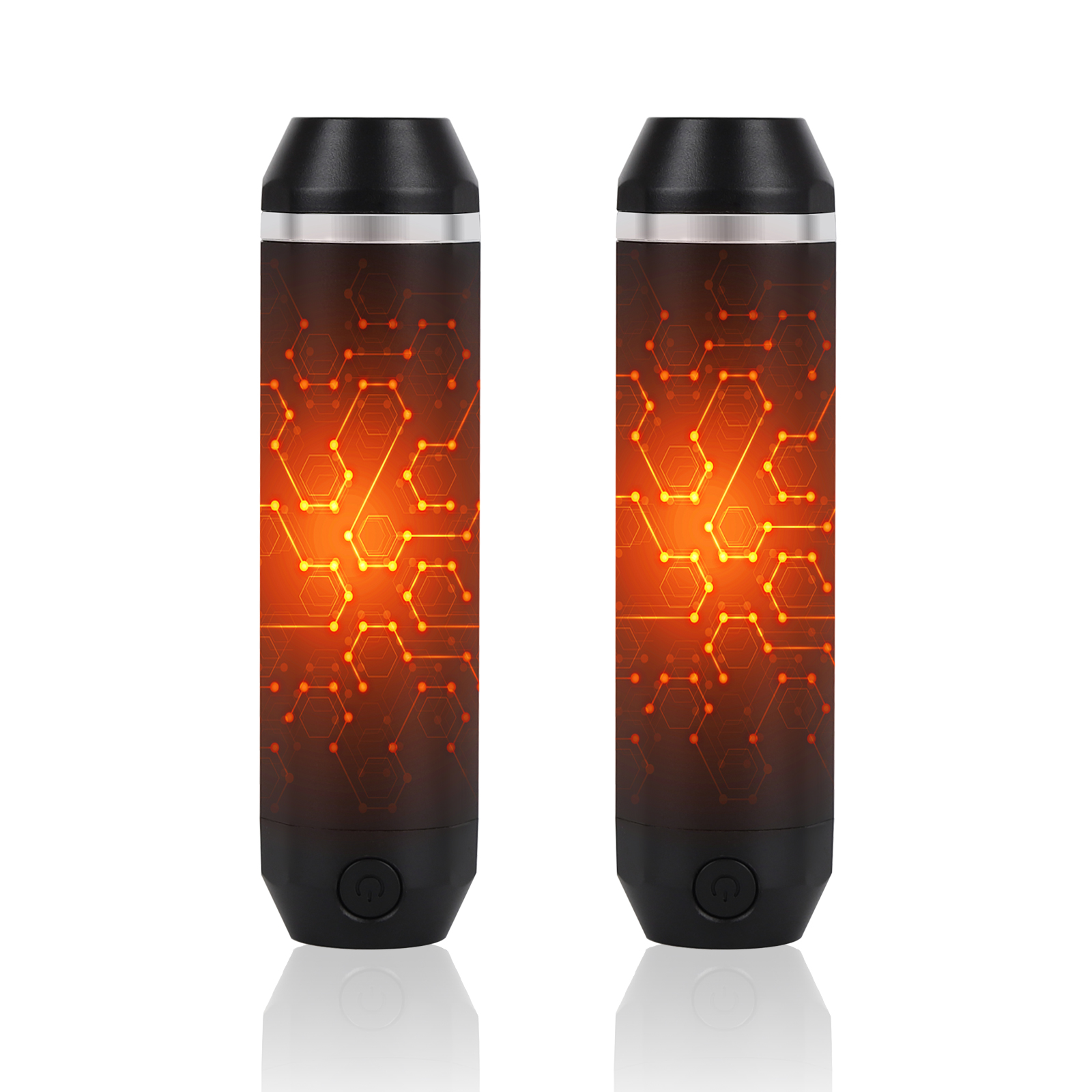 Hand Warmers Powerbank 2 Pack, Electric Heat For Camping Hiking Hunting Golf Heater Reusable Portable Pocket Heater With Split Magnetic And
