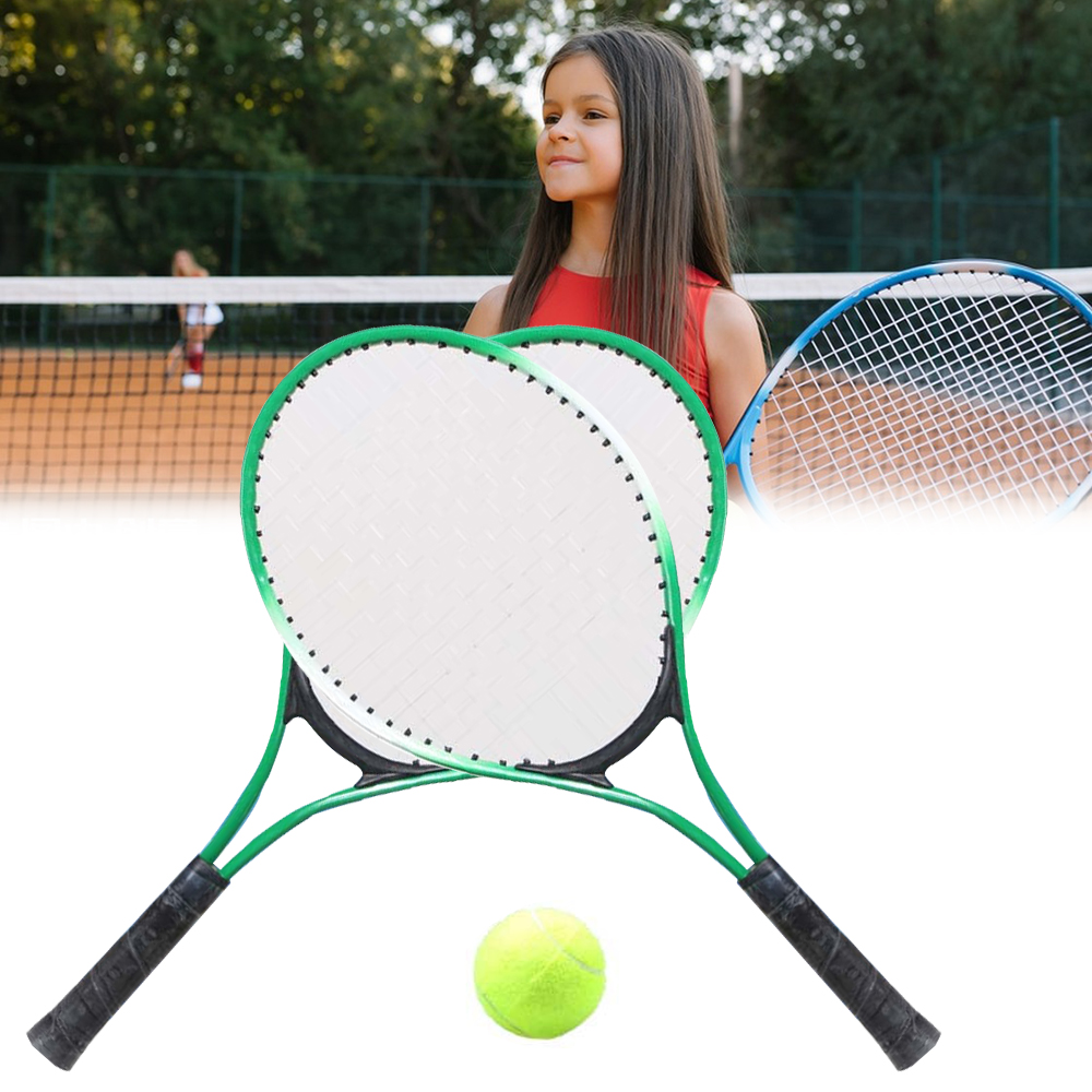 Kids Tennis Rackets With Tennis Ball Tennis Trainer For Children Beginners