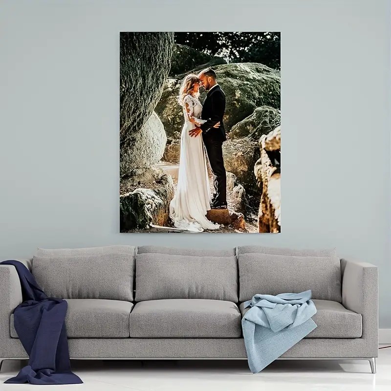 Framed Personalized Custom Canvas Prints, Photo On Canvas Transform Your Photosinto Stunning Framed Wall Art Digitally Printed Photo To Canv