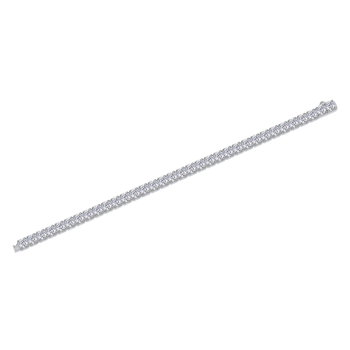 1Gravitation Luxury Fashion Mossan Diamond S925 Silver Bracelet Prohibit Tk Sales