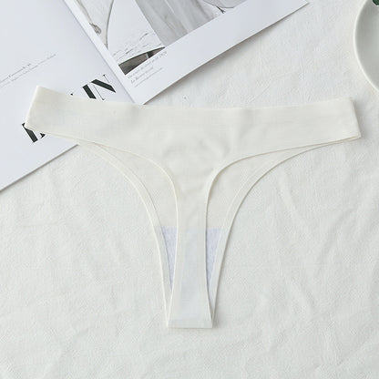 Ice Silk Women's T-Back Underwear - Comfortable & Breathable