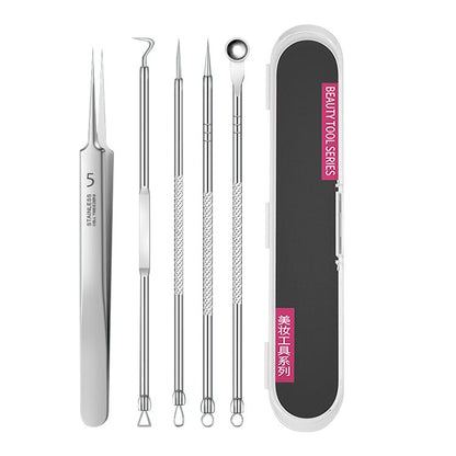 Stainless Steel Pimple Extractor Tool Set (3 Pieces)