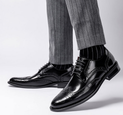 Genuine Leather British Style Business Casual Shoes