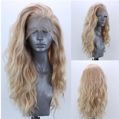 European-American Chemical Fiber Front Lace Wig