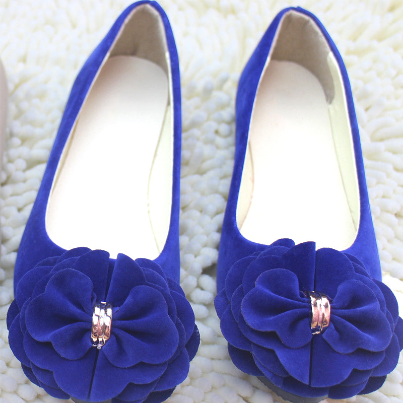 Fashionable Women's Pointed Toe Comfort Flats (Multi-color)