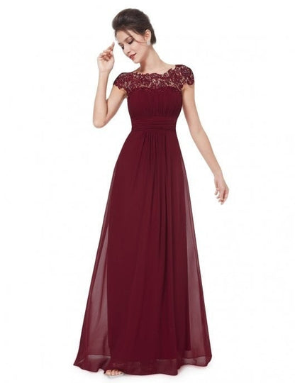 Elegant Backless Lace Maxi Dress for Women