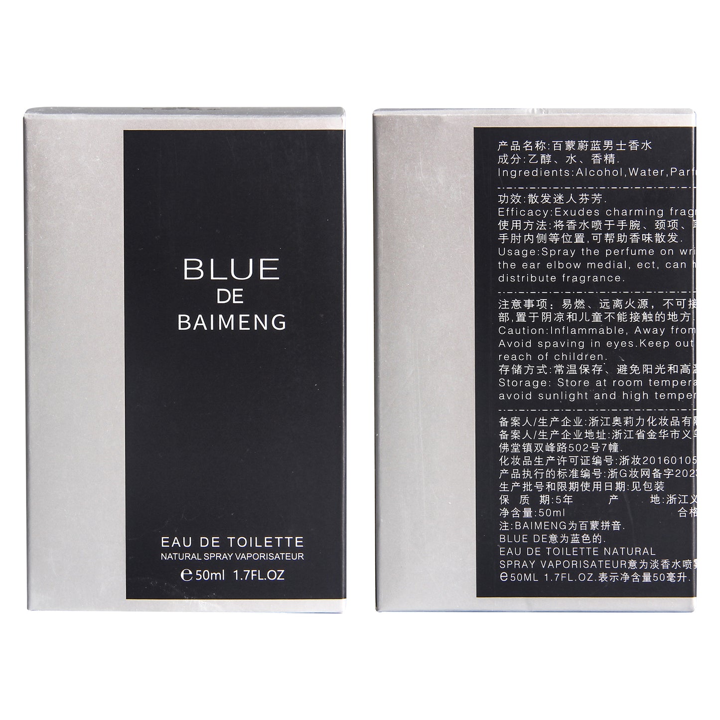 Blue Men's Eau de Cologne - Fresh Oceanic Fragrance