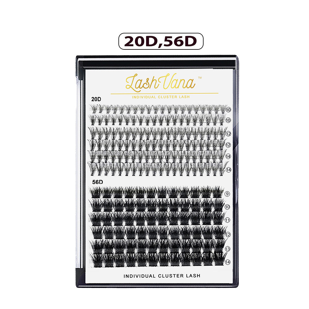 DIY Segment False Eyelash Set for Natural Look