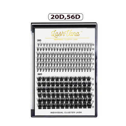 DIY Segment False Eyelash Set for Natural Look