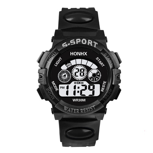 Men's and Women's LED Sports Watch with Three Eyes