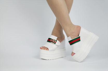 High Heels Thick Sole Wedge Shoes for Summer