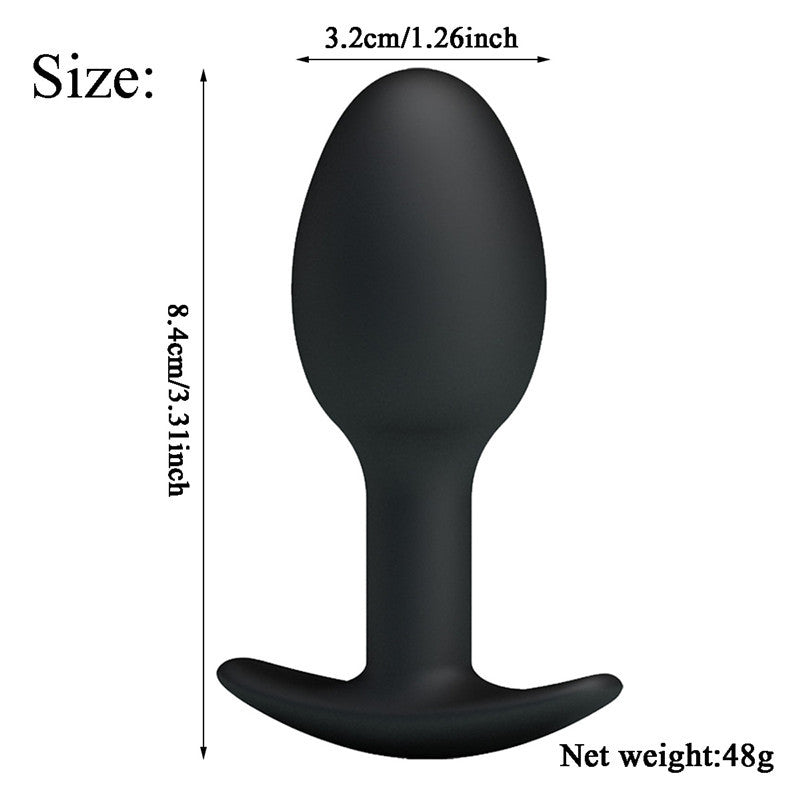 Silicone Anal Plug for G-Spot and Prostate Stimulation