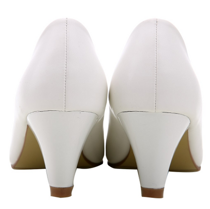 Women's Black Leather Business Work Shoes (Size 43)