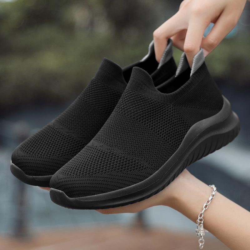 Women's Fashionable Flyknit Casual Sports Shoes