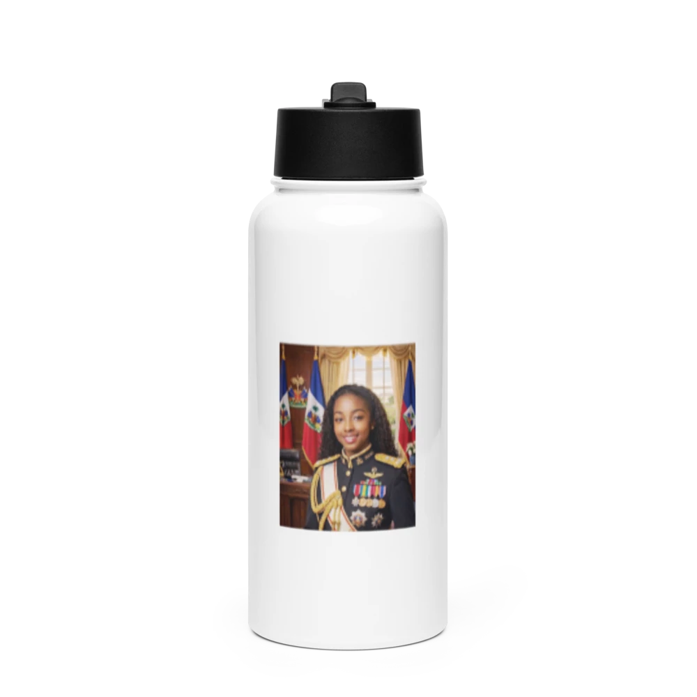 Stainless Steel Water Bottle with a Straw Lid