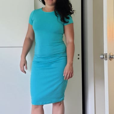 Multicolor Autumn Winter Dress in Various Sizes