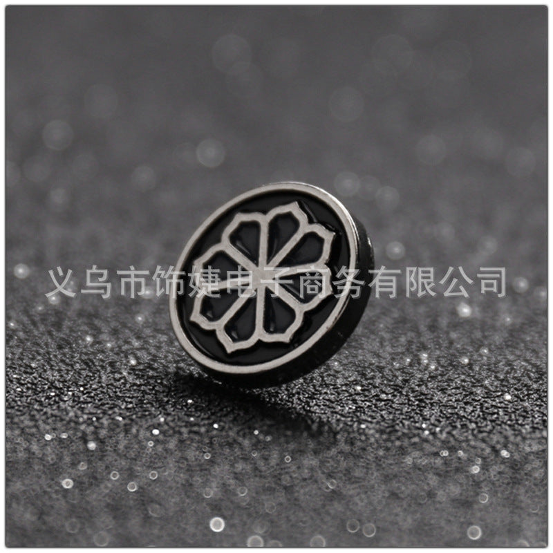 Mini Round Lotus Petal Brooch for Shirts and Suits