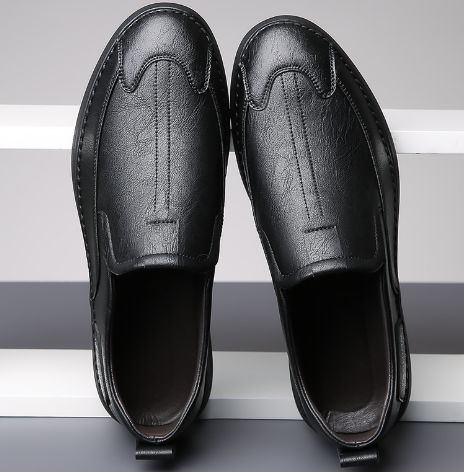 Casual Leather Shoes for Men - Stylish and Breathable