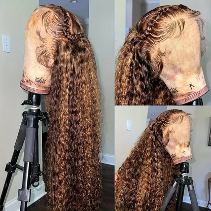 Afro Long Curly Wound Tube Wig