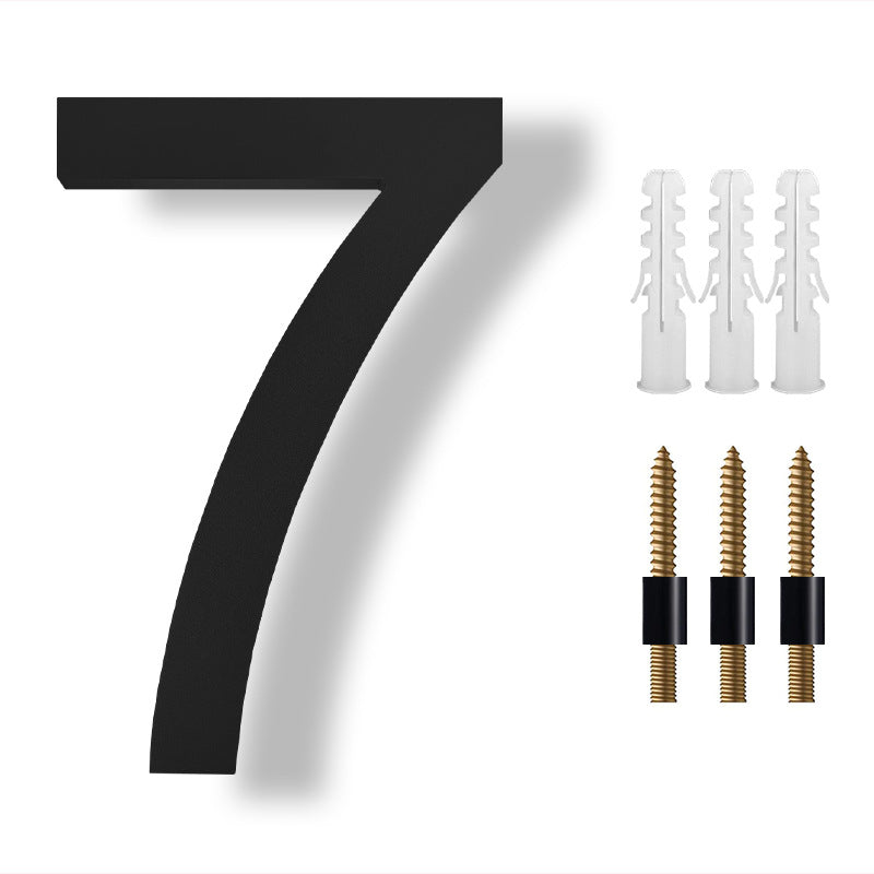 Acrylic Floating House Number