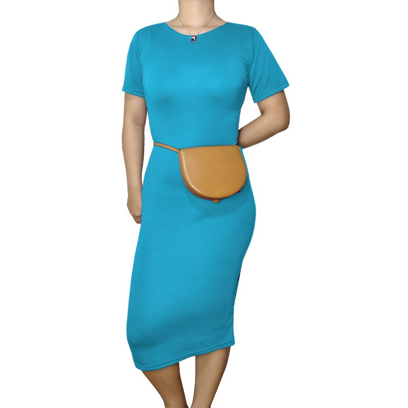Multicolor Autumn Winter Dress in Various Sizes