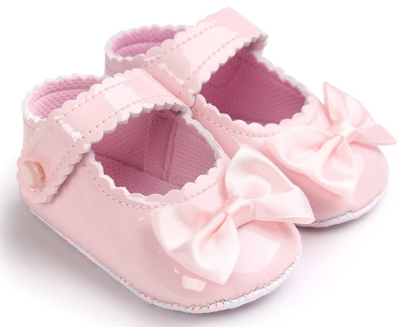 Multicolor Princess Soft Sole Baby Walking Shoes