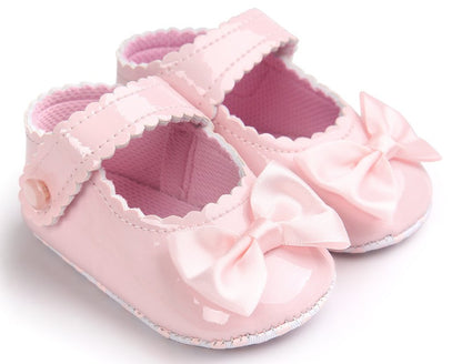 Multicolor Princess Soft Sole Baby Walking Shoes