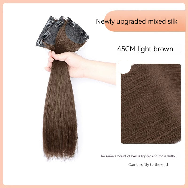 Three-Piece Fluffy Hair Volume Invisible Extensions