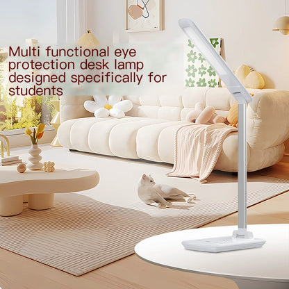 Smart Folding LED Desk Lamp with Wireless Charging