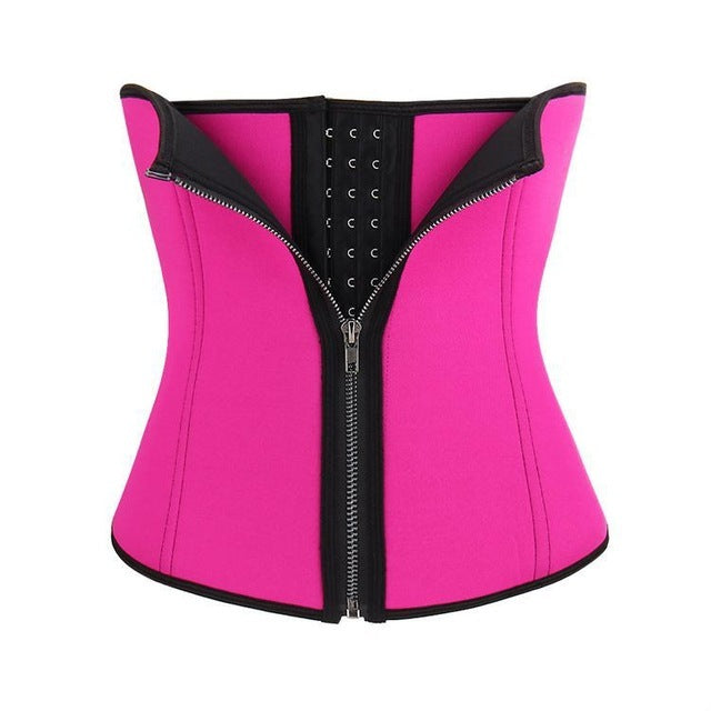 Men's Waist Trainer Slimming Zipper Belt for Tummy Control