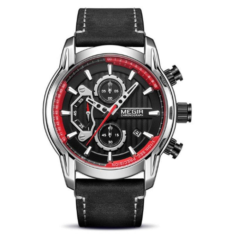 Multi-function Chronograph Quartz Men's Sports Watch