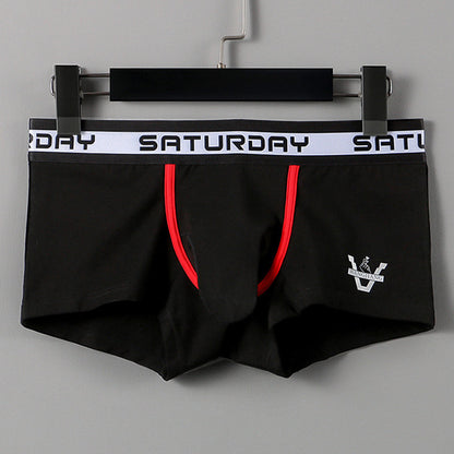 Soft and Breathable Men's Elastic Boxer Shorts